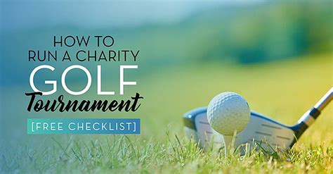 how to organize golf tournament fundraiser|How to Run a Winning Charity Golf Tournament: Free Checklist .